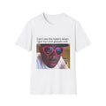 Love Glasses Meme T-Shirt  Heart Sunglasses Photo Tee