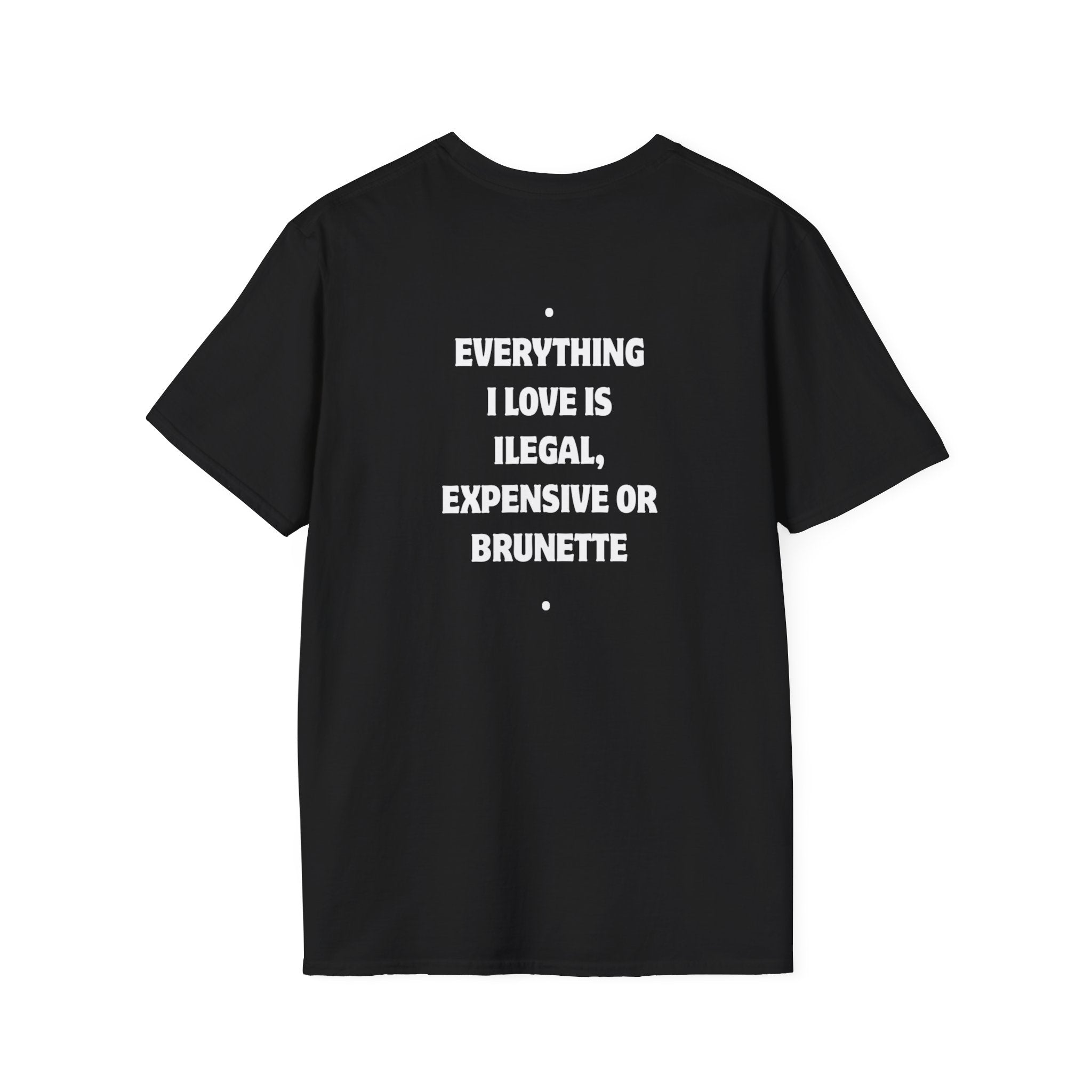BRUNETTE Everything I Love Is Illegal Expensive Or Brunette T-Shirt