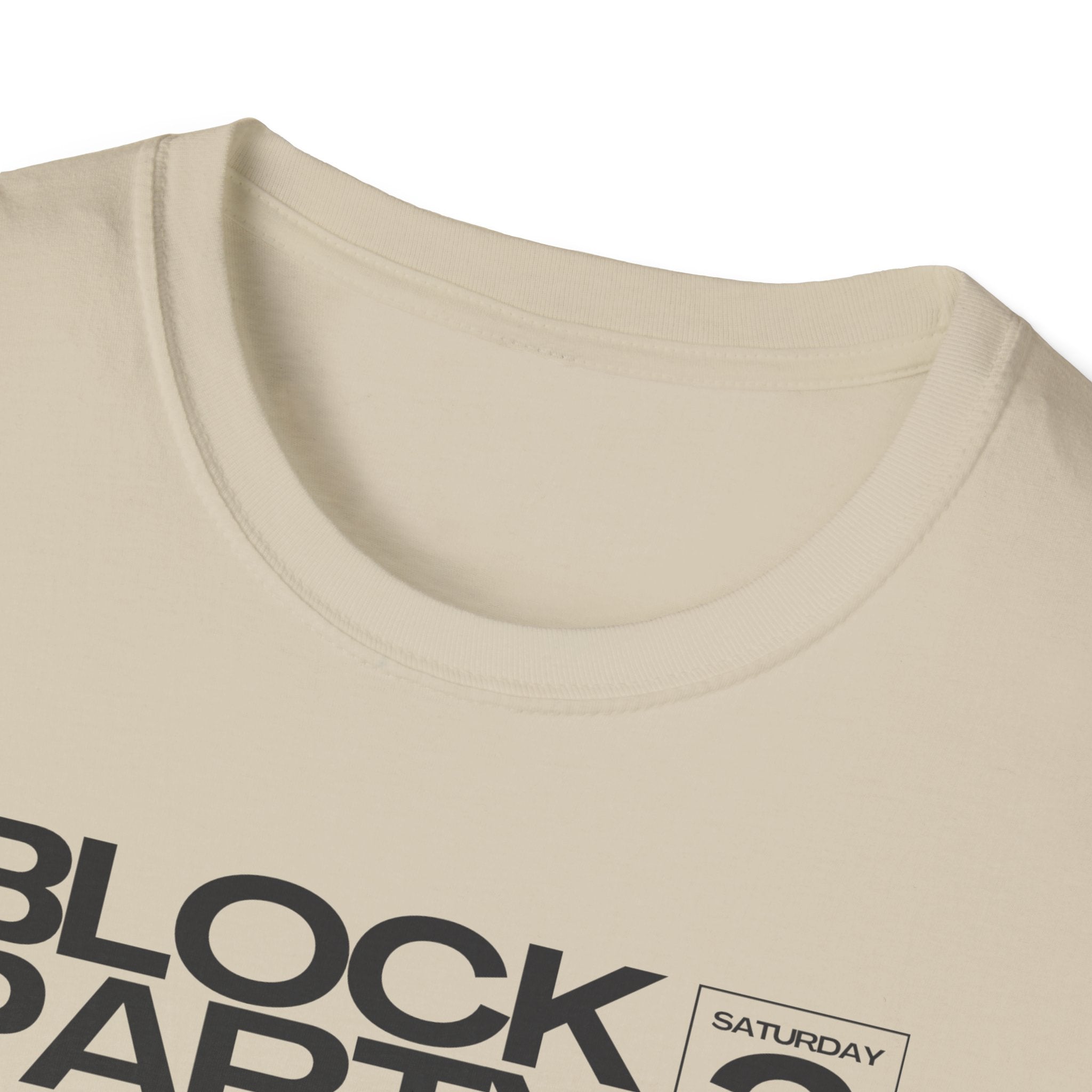 Block Party Poster Grandma T-Shirt  Retro Photo Graphic Tee
