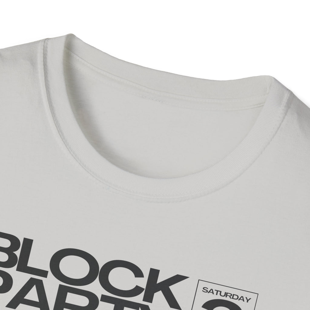 Block Party Poster Grandma T-Shirt  Retro Photo Graphic Tee